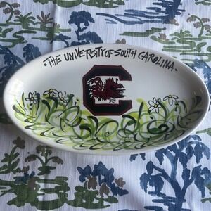 Magnolia Lane University of South Carolina Oval Platter Plate NEW